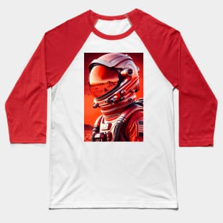 Mars Astronaut T Shirt Baseball T-Shirt